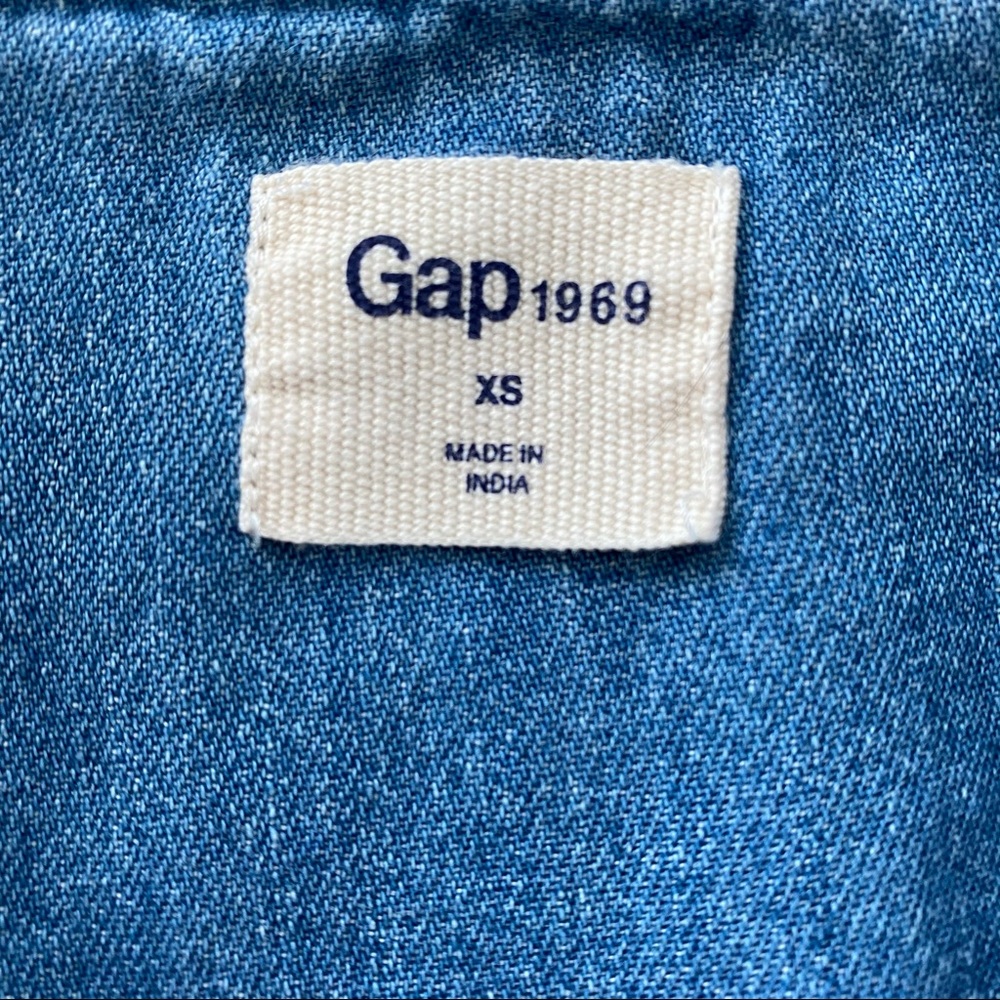 Gap 1969 Denim Button-Down Top - Picture 6 of 7